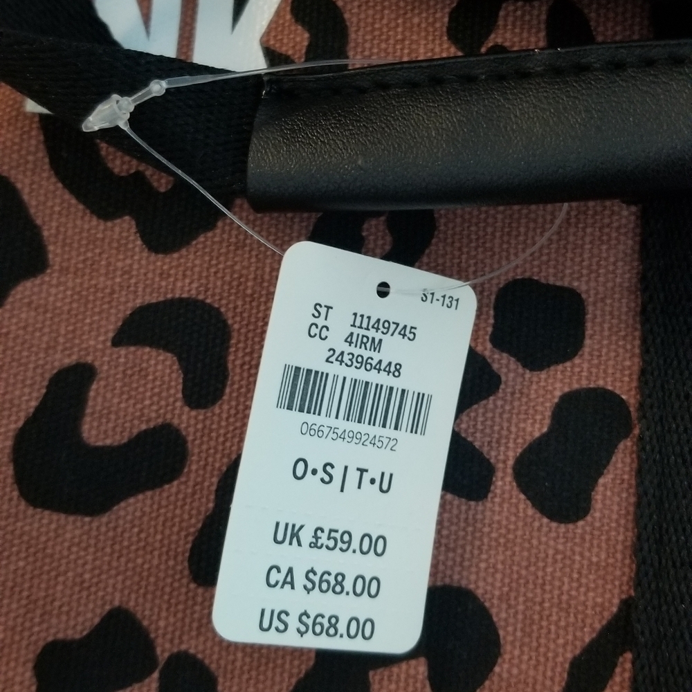 PINK VS leopard print zipper tote - Picture 6 of 6
